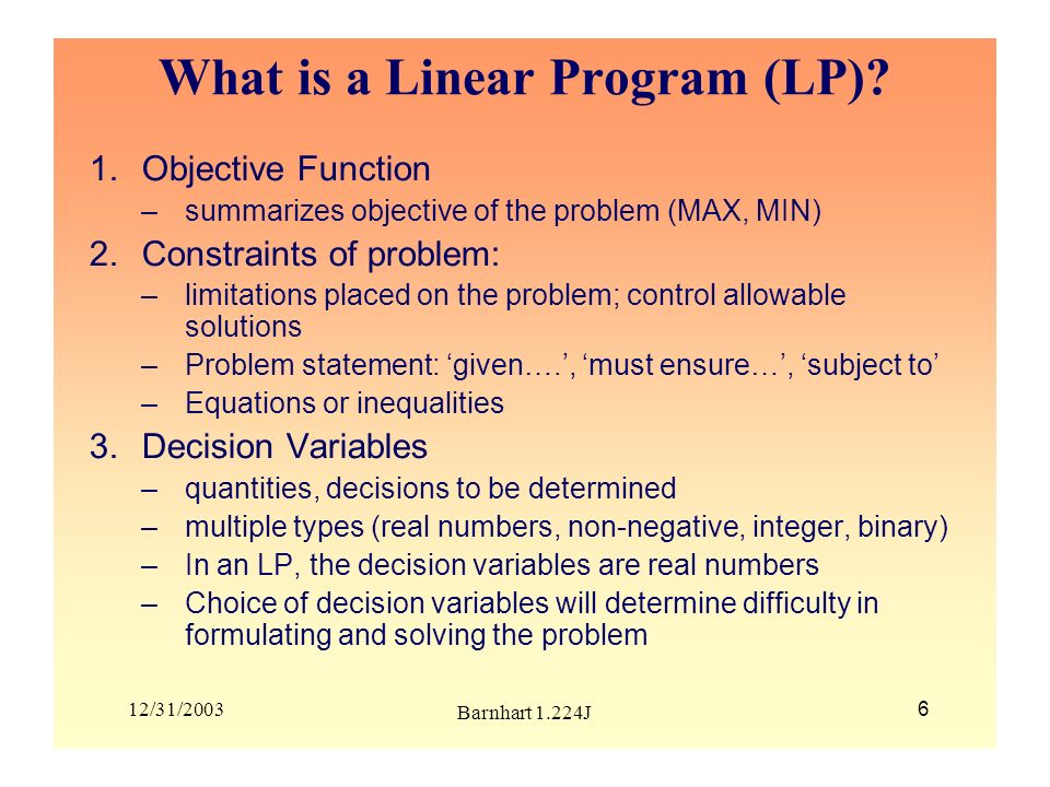 An Illustrated Guide to Linear Programming